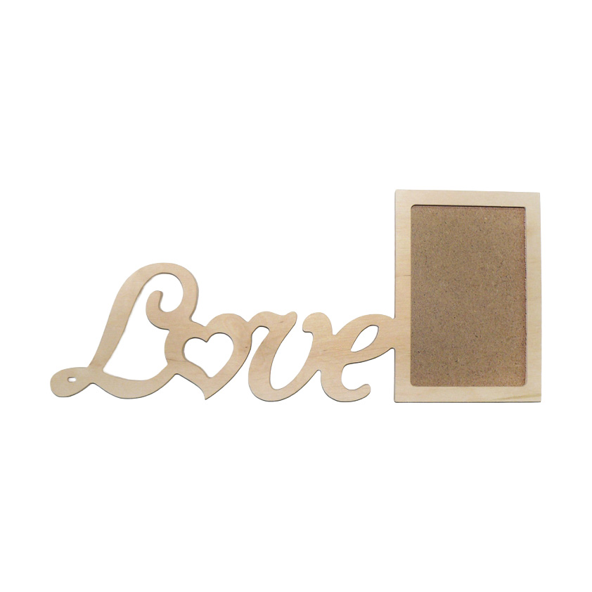 Заготовка деревянная Фоторамка "Love", 1040