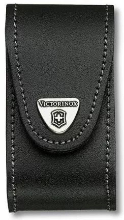 Чехол Викторинокс на пояс кож. черный "Jumbo" на липучке для Vx09064-Xl