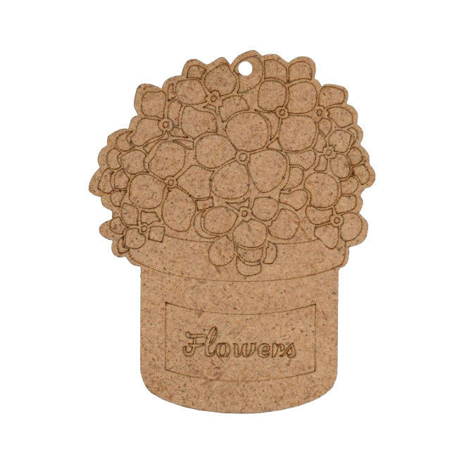 Заготовка Букет цветов 2, ДВП, 7,8*10 см, 1 шт, Rosa Talent (5)