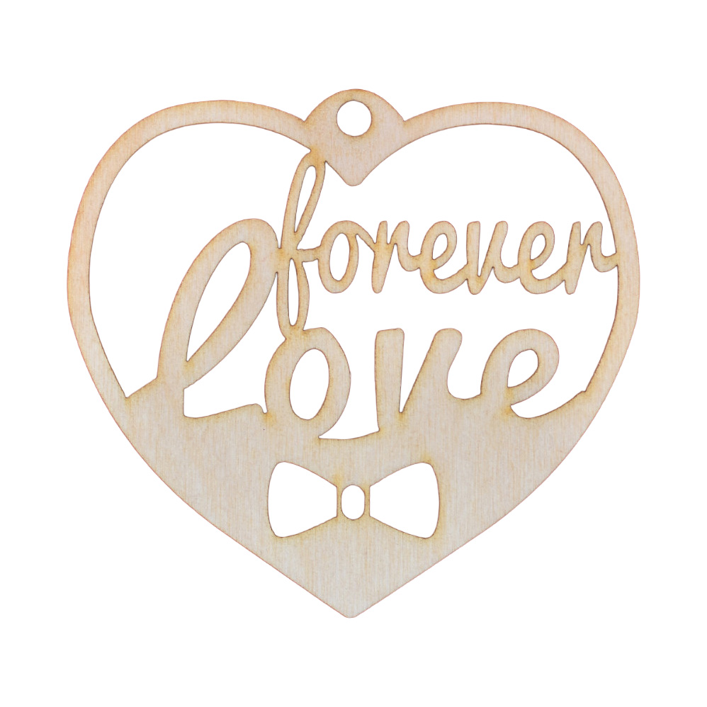 Фигура из фанеры "Forever love", 11*10 см, 741941