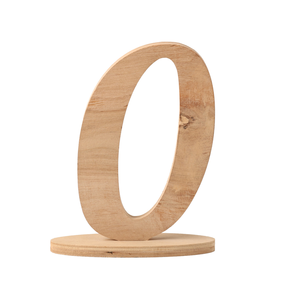 Заготовка Цифра "0" на подставке, 0846