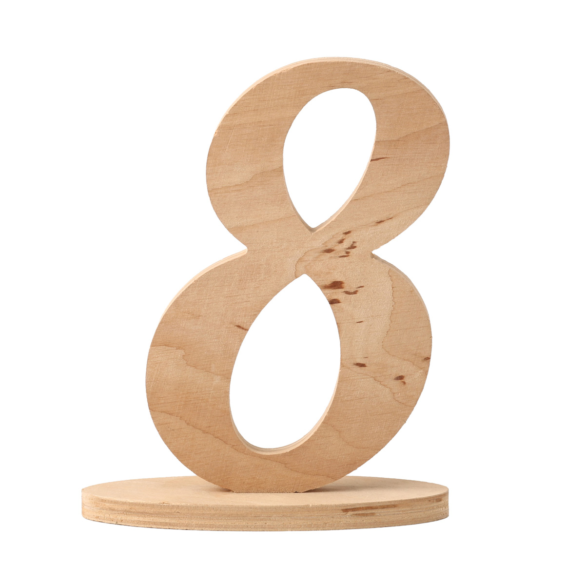 Заготовка Цифра "8" на подставке, 0846