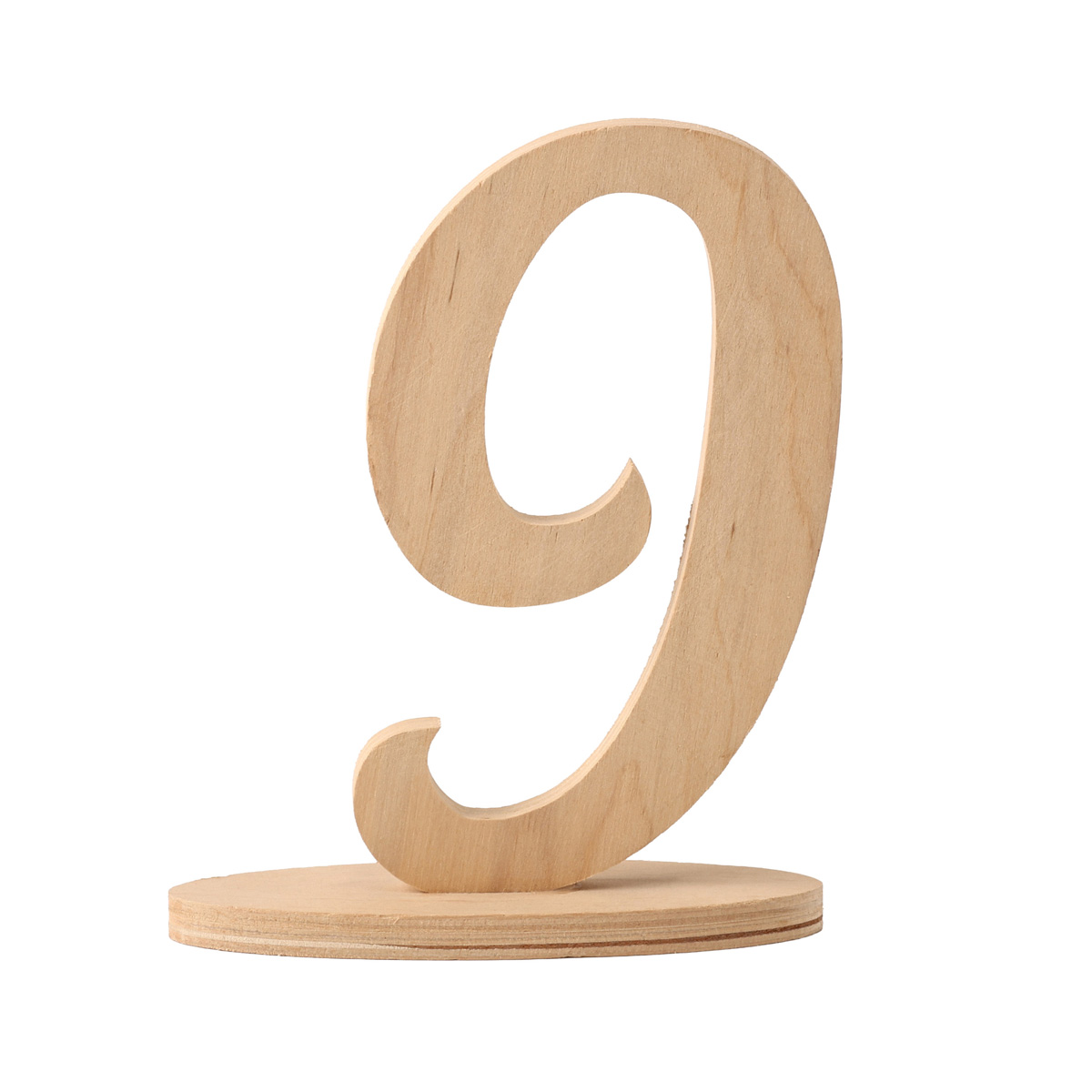 Заготовка Цифра "9" на подставке, 0846