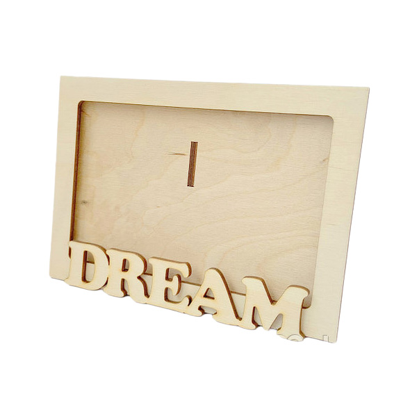 Заготівка з фанери Фоторамка "Dream", 100902 ArtBober