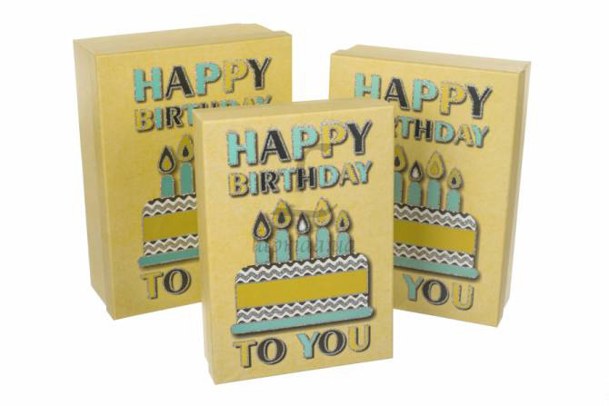 Подарункова коробка сер, 7-181-144