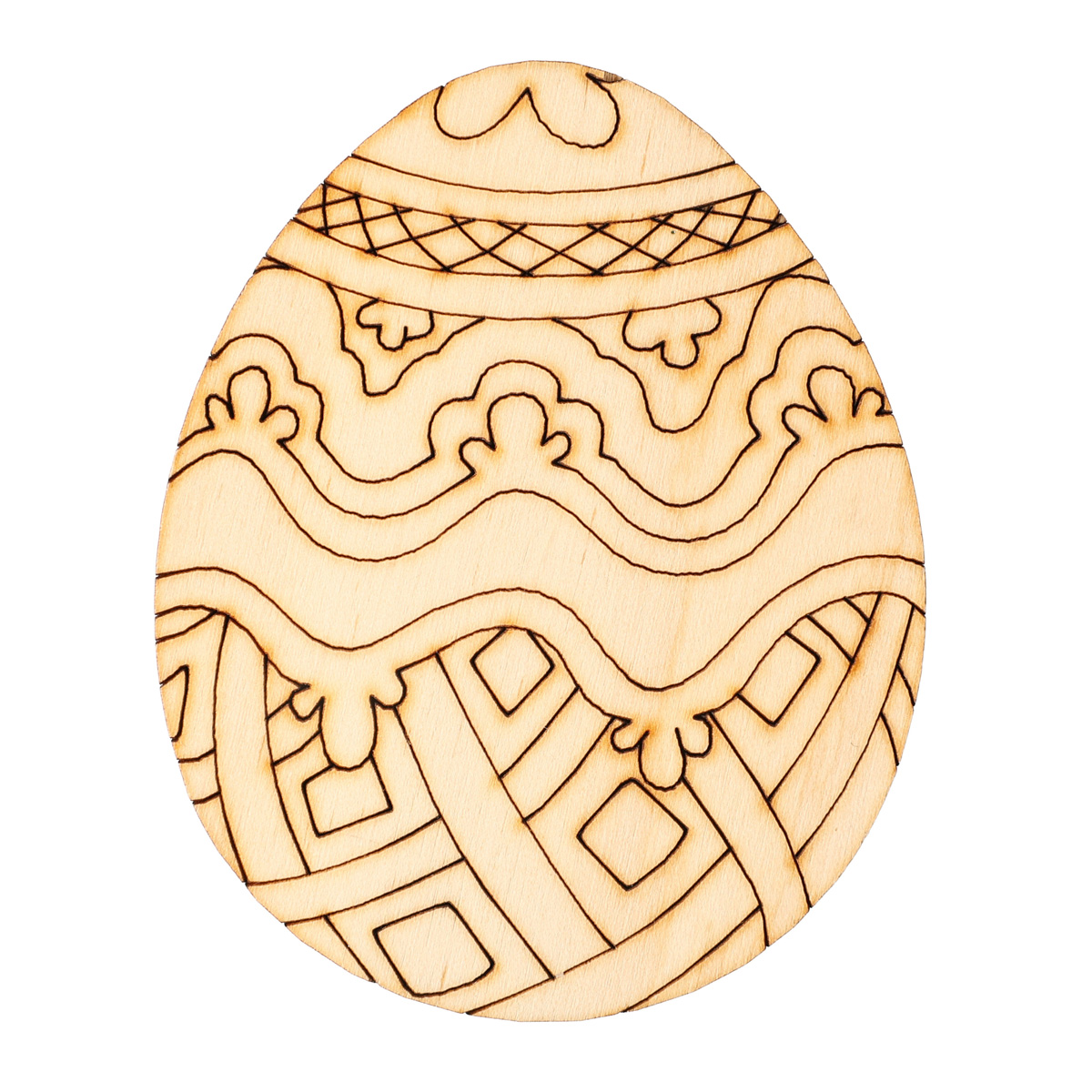 Заготовка деревянная "Пасхальное яйцо №4", P009