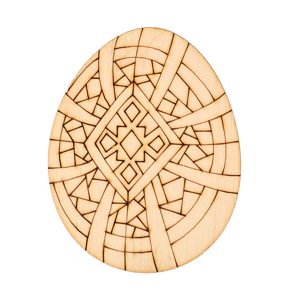 Заготовка деревянная "Пасхальное яйцо №8", P017