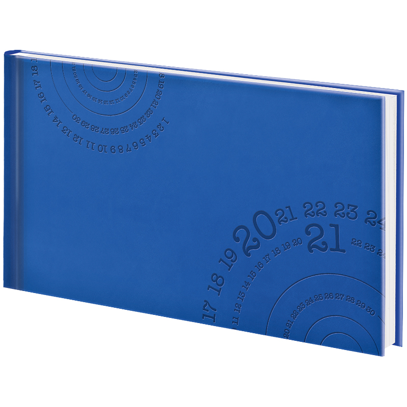 Щотижневик 2021 кишеньковий Torino Trend, яскраво синій, 73-755 38 321 1