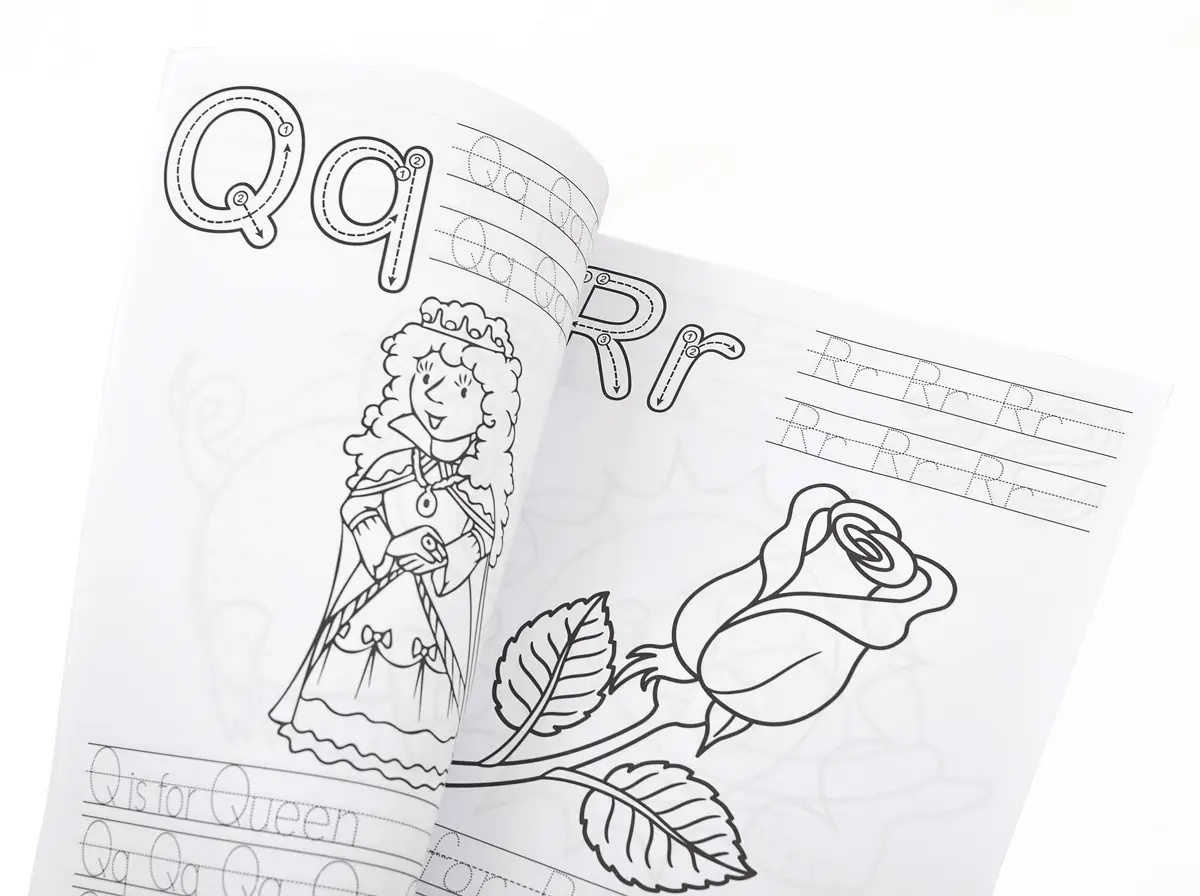 Outlet40 Розмальовка з прописями "Alphabet", 742555 1 Вересня/1011241 1