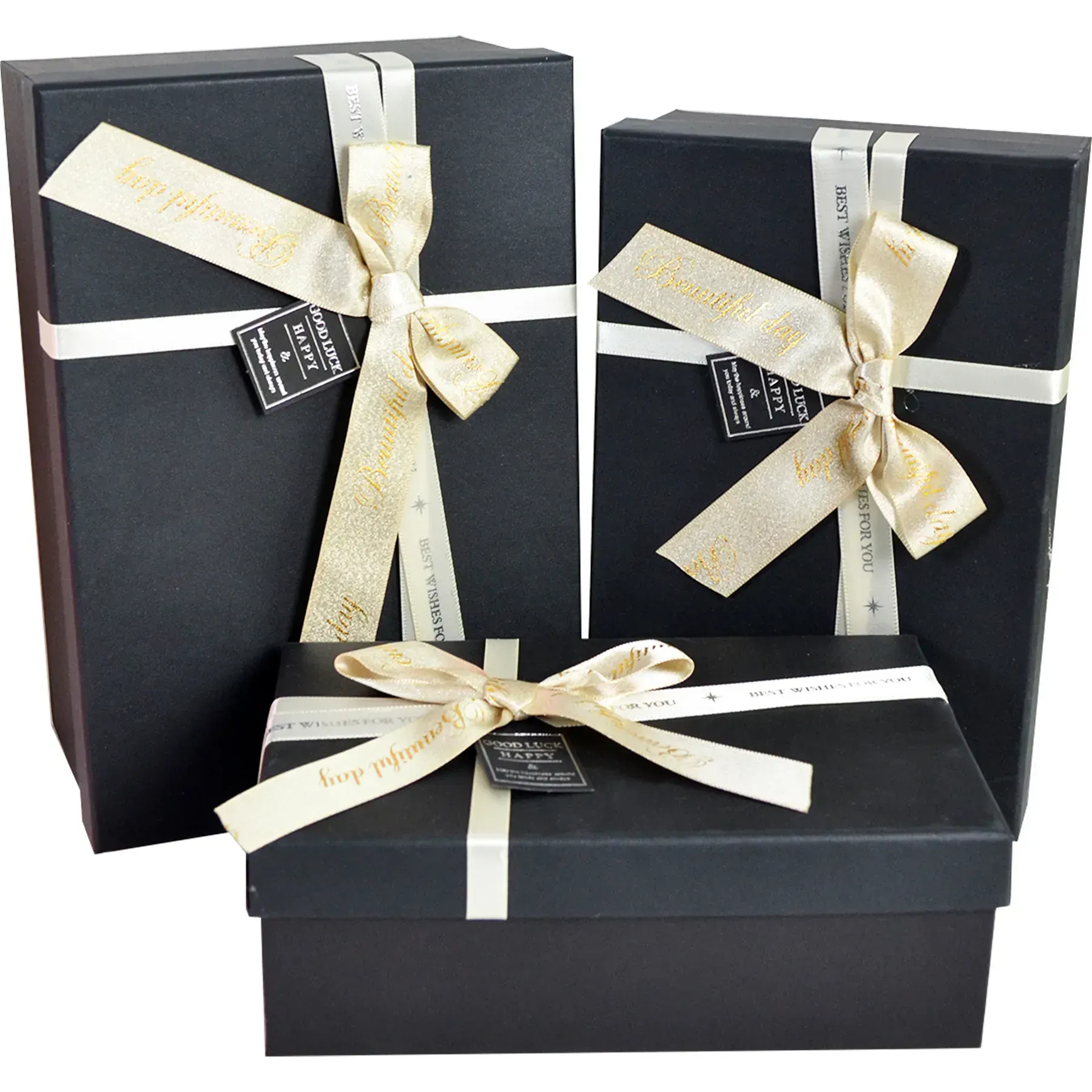 Подарочная коробка прямоугольная, темно синяя с бантом, 19*12*6,5 см, 2703493101