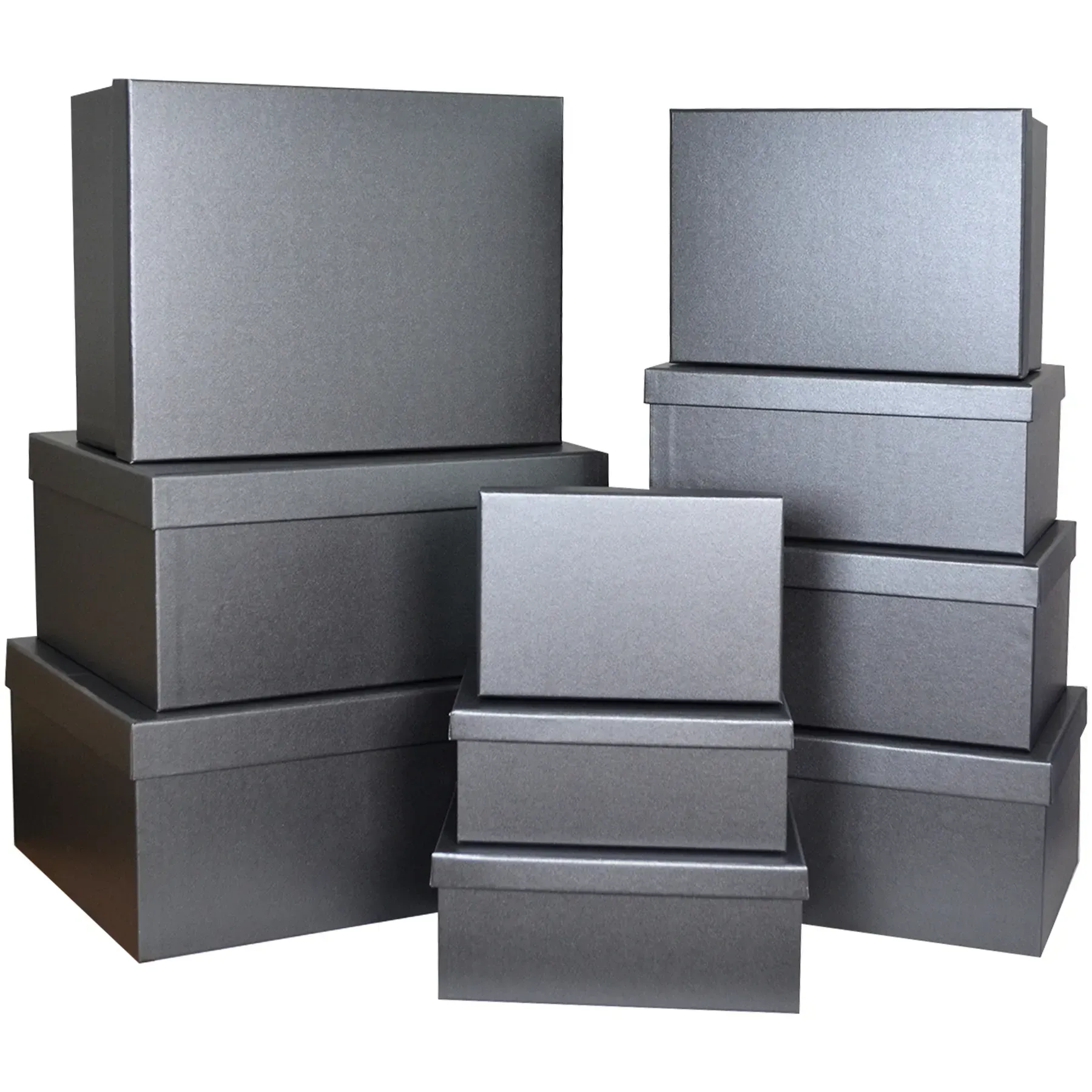 Подарочная коробка прямоугольная, черная, 19*13*7,5 см, 1010339711