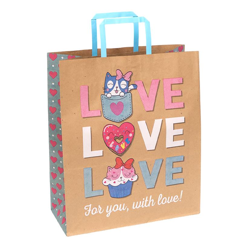 548620 Пакет бумажный с ручками бурый 320х150х380 арт.KGB 323815 1