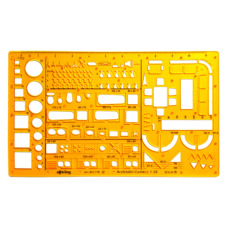 Трафарет професійний Rotring № 126 (S0238711)