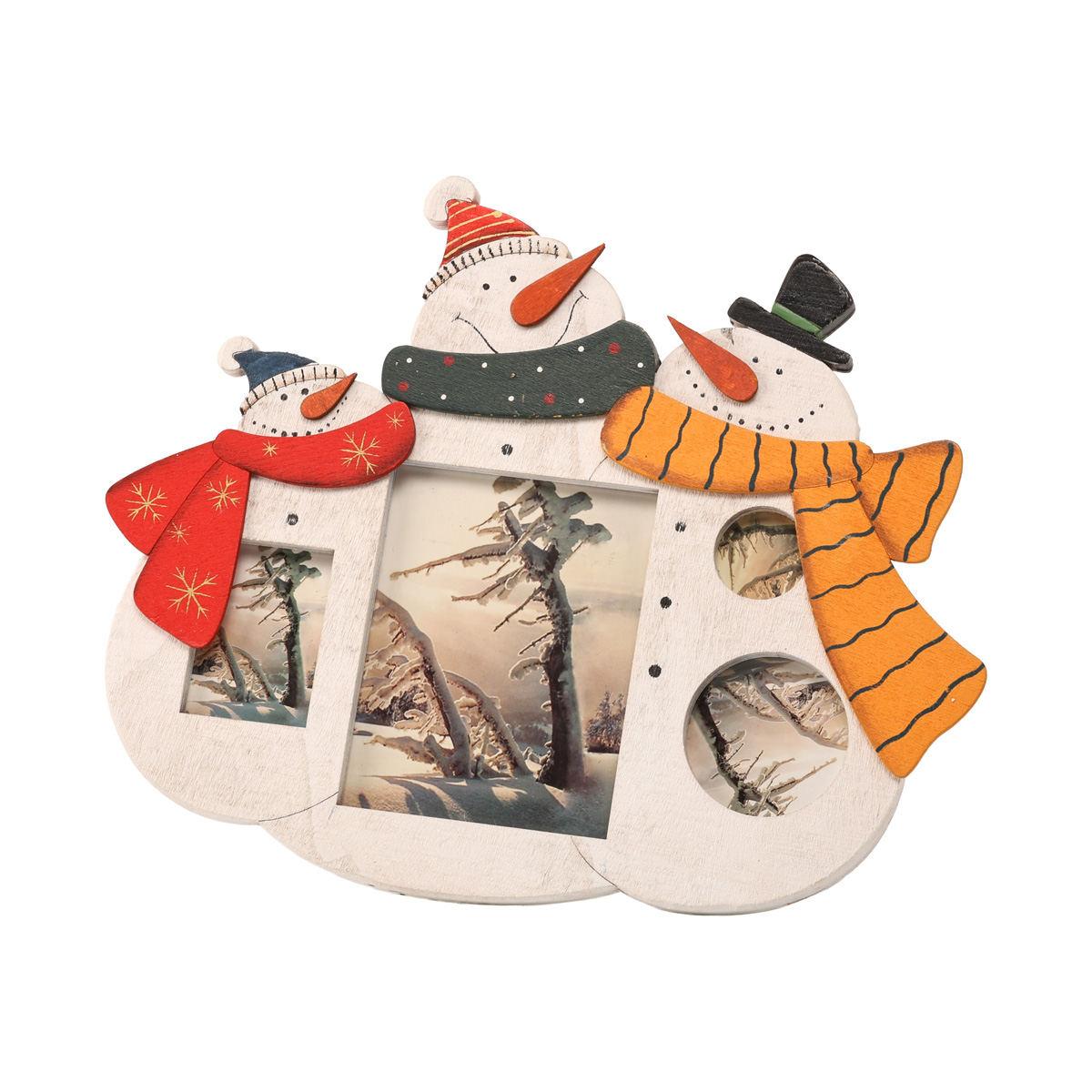 Фоторамка Снеговик 4 фото, 105355