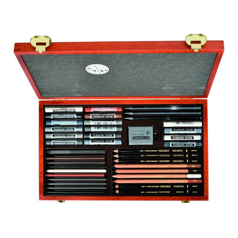 Набор художественный Gioconda, 39 предм,дерев.пенал, 8895