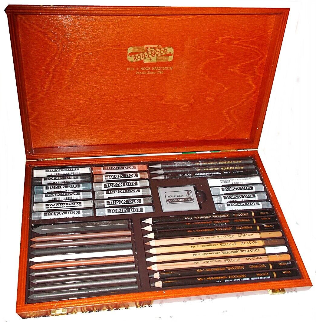 Набор художественный Gioconda, 39 предм,дерев.пенал, 8895 1