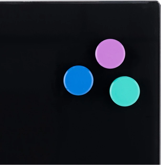 Дошка скляна магнітно-маркерна 60*90 см, чорна, 9615-01-А 2