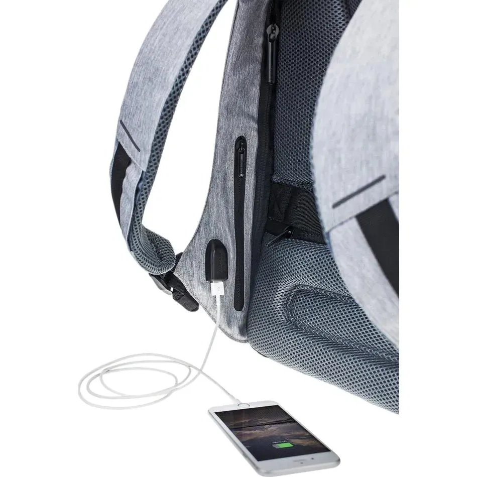 Рюкзак "Bobby Compact" желтый, против краж и порезов, светоотр.полоски, USB-порт, распр.веса, XD Design P705.536 6