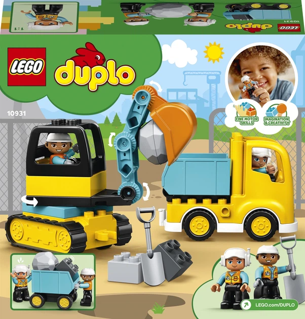 Конструктор Lego Duplo "Вантажівка та гусеничний екскаватор", 10931 11