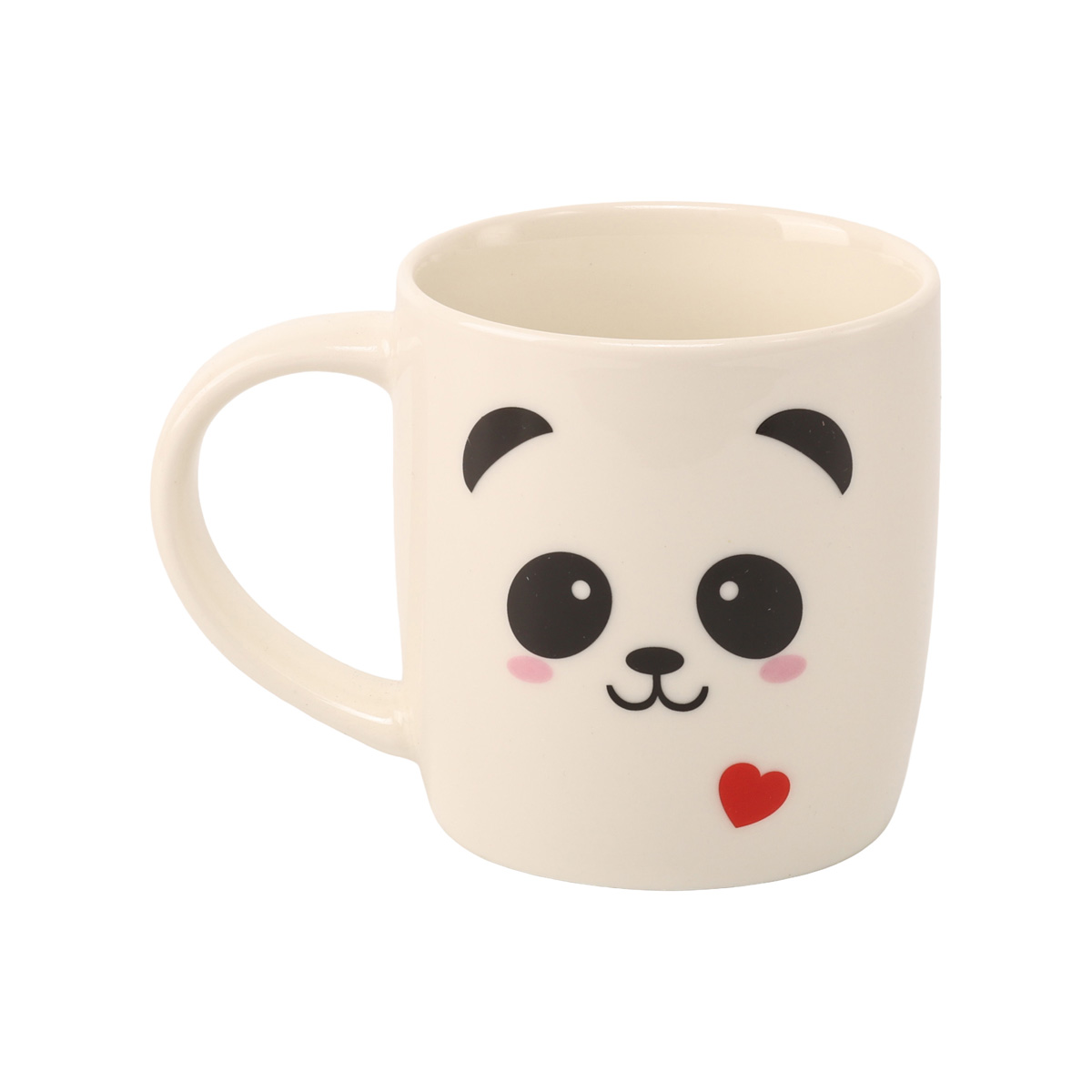 Чашка "Панда морда" бочка, 360 мл + подарункова коробка Kvarta, 1854