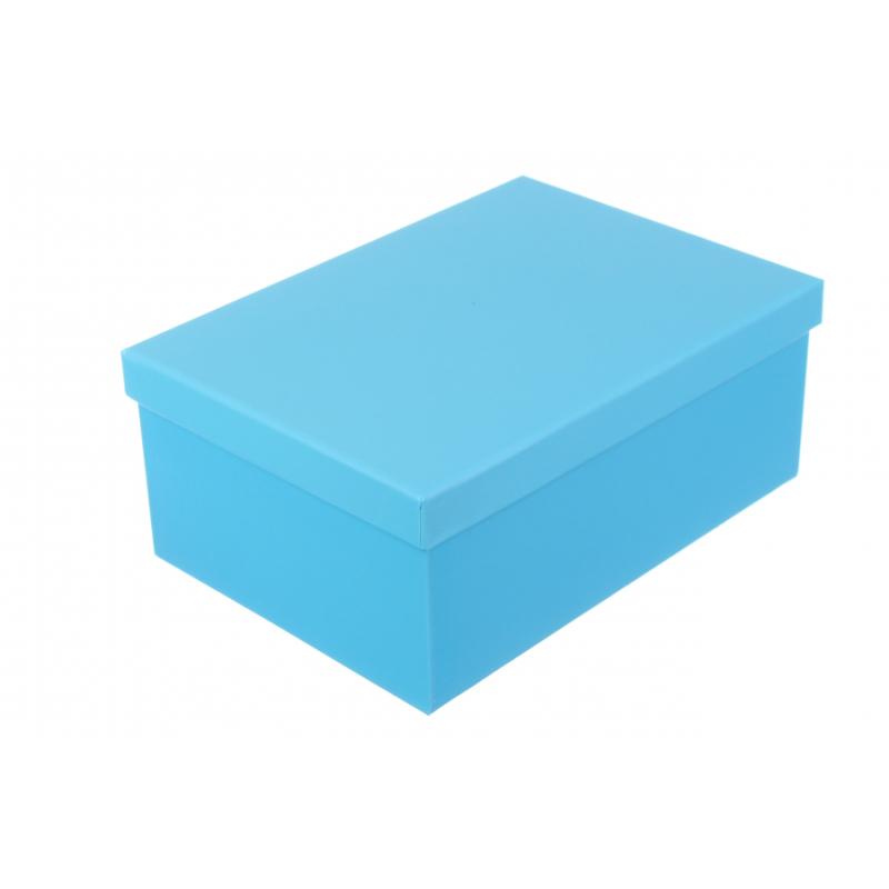 Подарочная коробка прямоугольная, голубая, 21*15*8,5 см, 1110081522 1