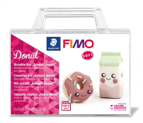 Набор пластики soft "Donut" 4 цв*25г, Fimo