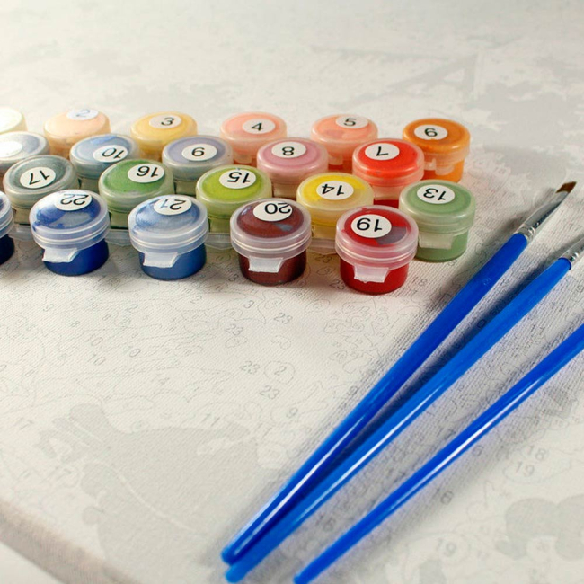 Картина по номерам 40*50 см Животные "Единения сердец", КН2487 1