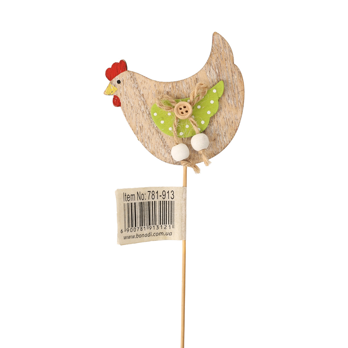 Великодній стик "Курочка" 31 см, 2 види, 781-913
