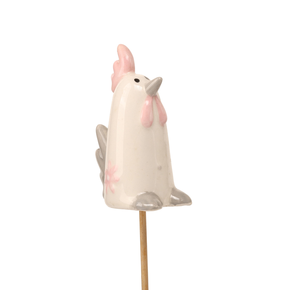 Декор керамічний "Курочка" 2 види, 26 см, на паличці, 834-779 2