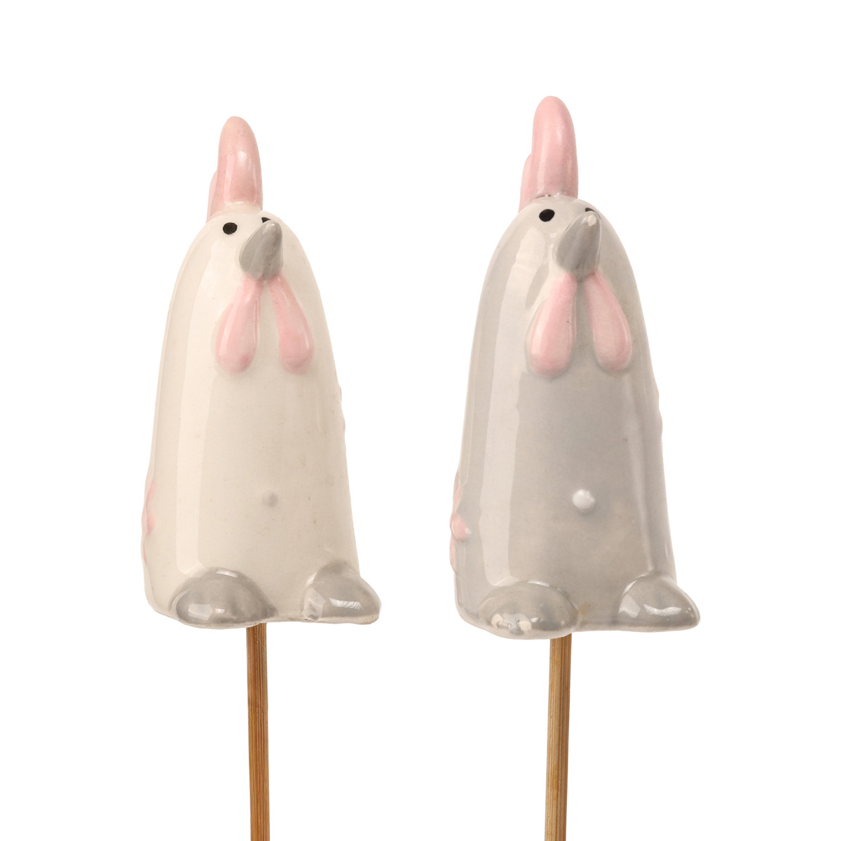 Декор керамічний "Курочка" 2 види, 26 см, на паличці, 834-779 1