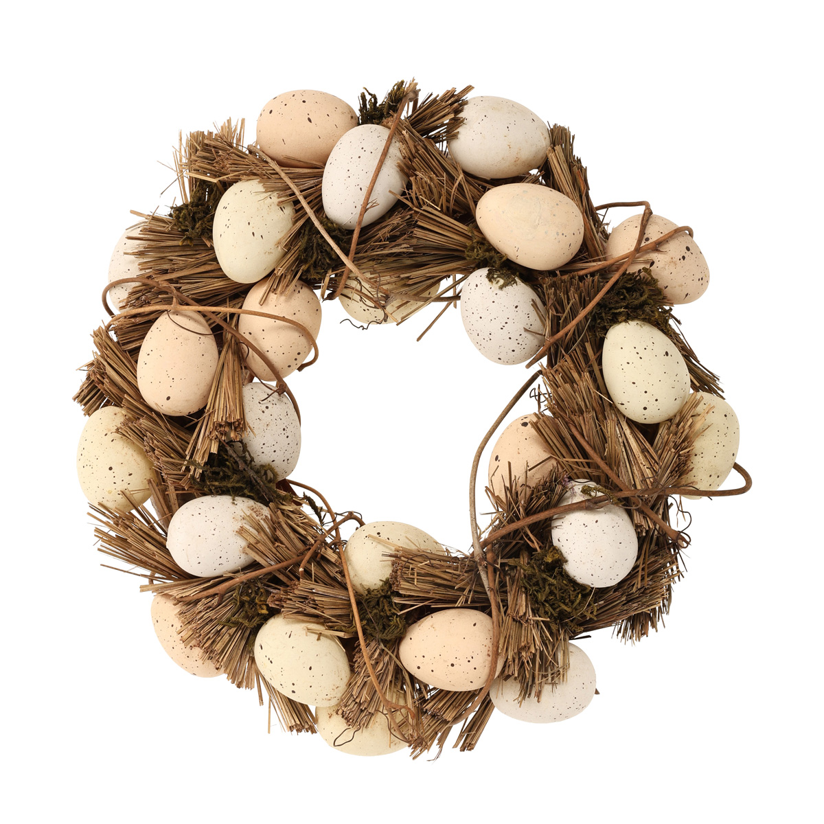 Вінок декоративний великодній з крашанками 34 см (2 кол. в асорт.), YZB800580