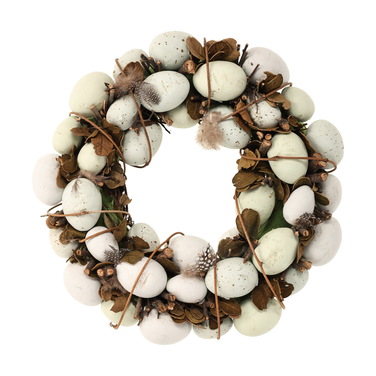 Вінок декоративний великодній з крашанками 34 см (2 кол. в асорт.), YZB800580 1