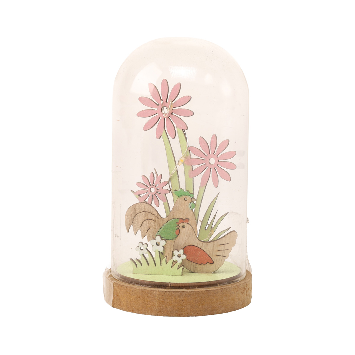 Декор великодній під склом з LED-підсвіткою у формі дзвіночка, AF5100550 1