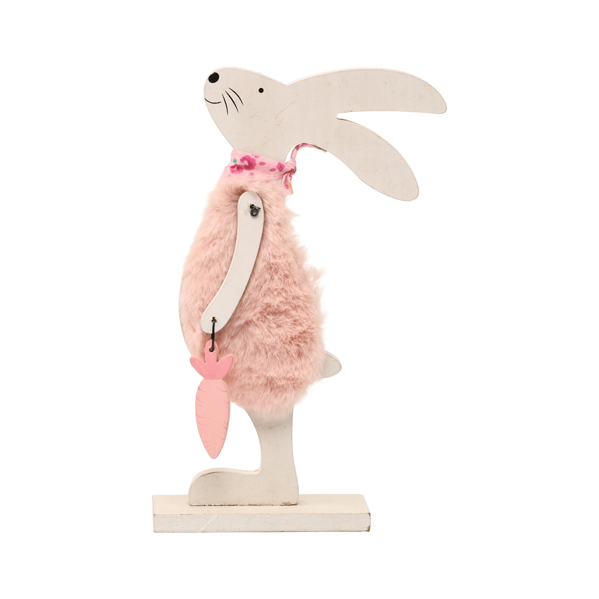 Декор дерев`яний "Зайчик з хутром", 738-710