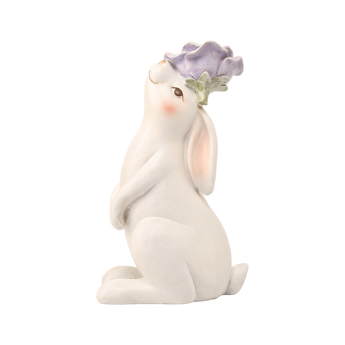 Статуетка декоративна "Кролик з квіткою" 21,5 см, 831-828 1