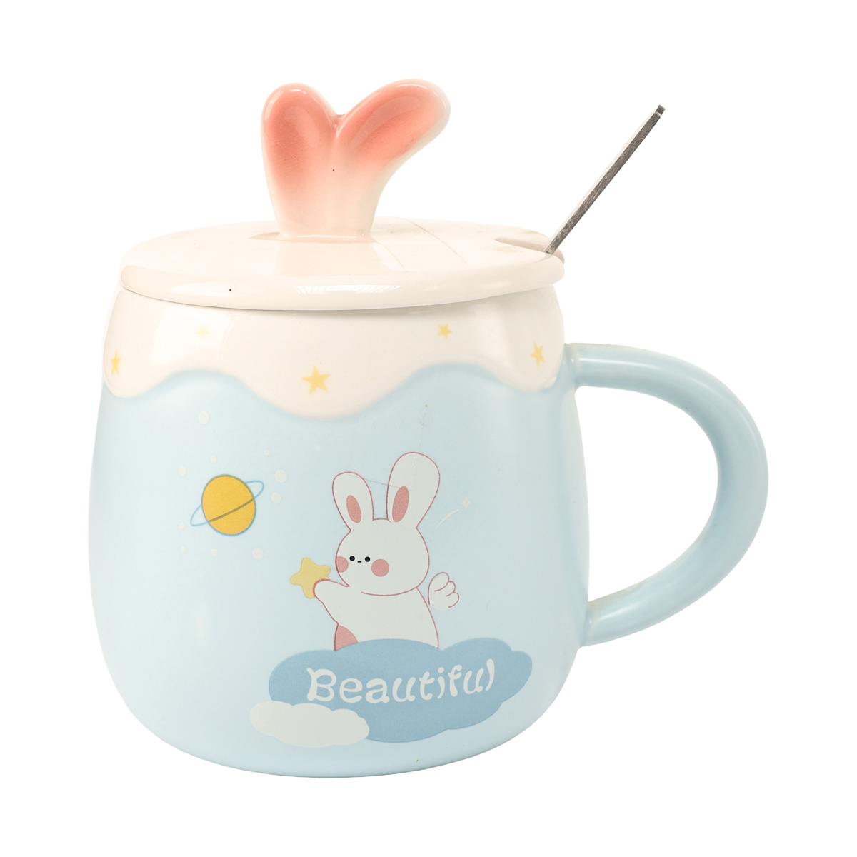 Заварник порцеляновий "Funny Rabbits" 430 мл, з кришкою і ложкою, 927-225