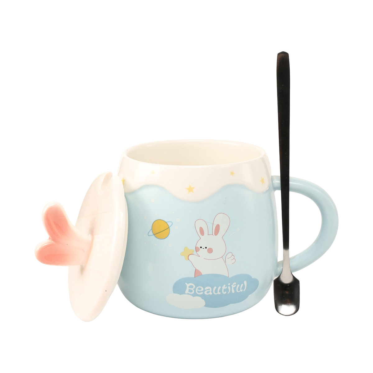 Заварник порцеляновий "Funny Rabbits" 430 мл, з кришкою і ложкою, 927-225 2
