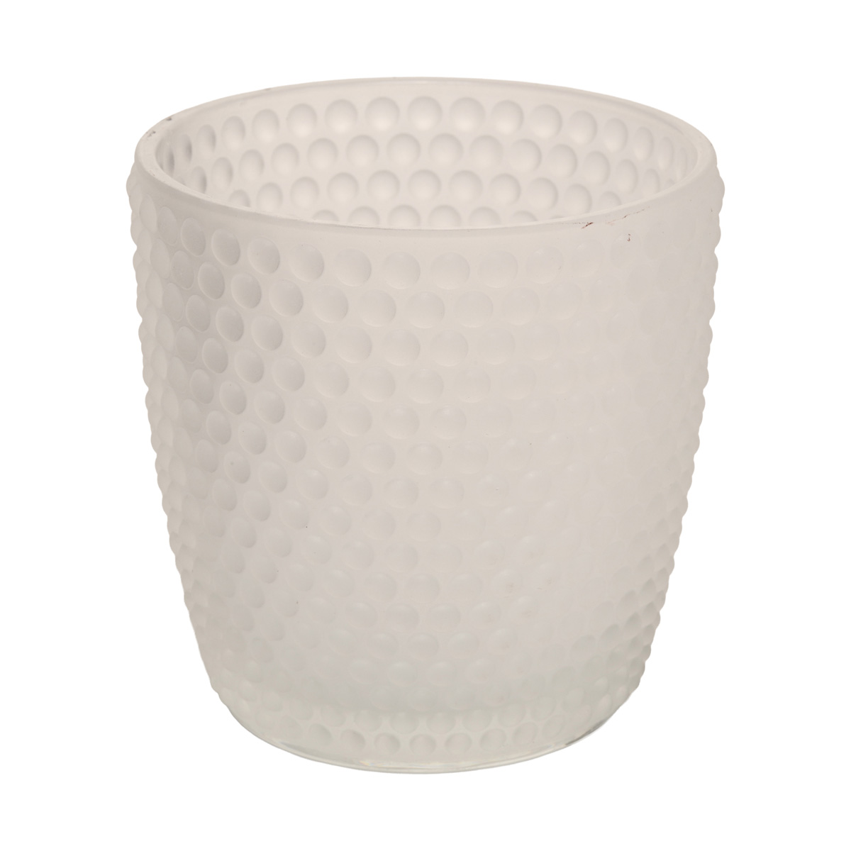 Набор подсвечников декоративных стеклянных "Marilu" h=7,5 см/d=7,3 см (4 шт.), лакированый, белый, 2001879 1