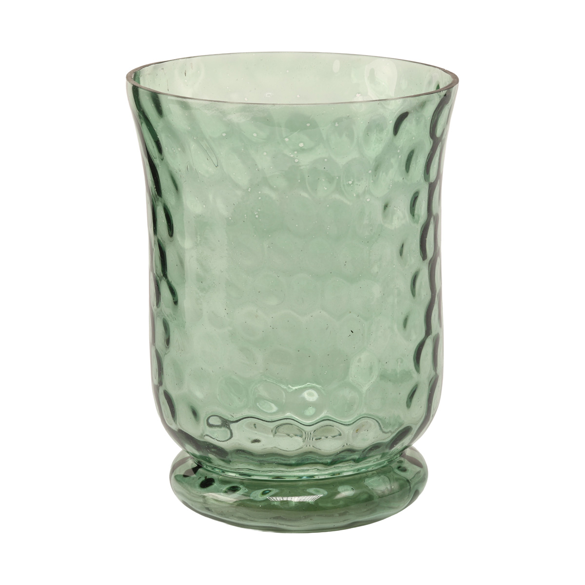 Подсвечник декоративный стеклянный "Lolya" h=16 см/d=12 см, лакированный, зелёные цвета (2 вида), 9710830/2018364