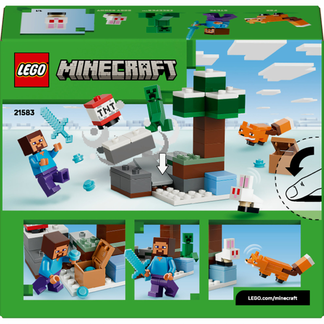 Конструктор Lego Minecraft "Приключения Стива в тайге", 21583 2