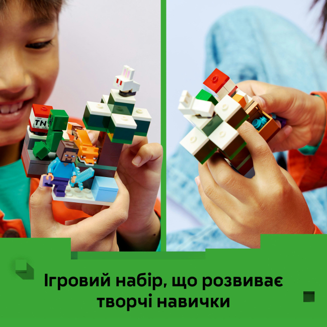 Конструктор Lego Minecraft "Приключения Стива в тайге", 21583 5