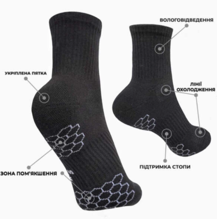 Носки "Allsport желтые" р. 36-40 4