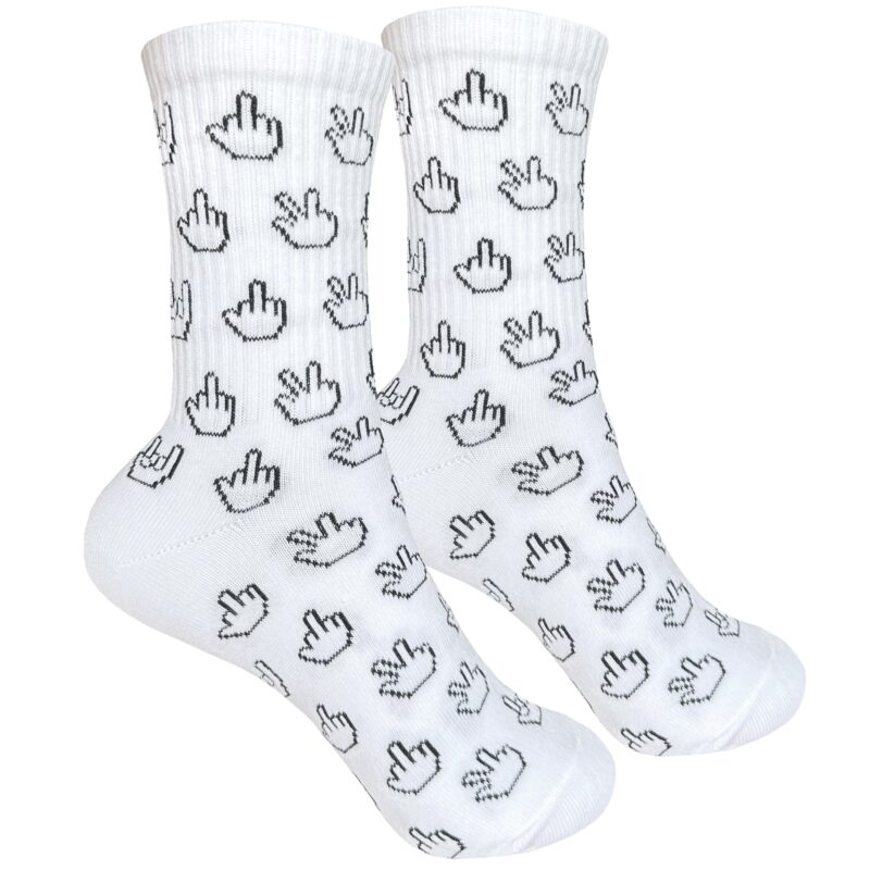 Носки "Fingers белые" р. 36-40