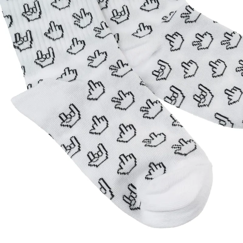 Носки "Fingers белые" р. 41-45 3