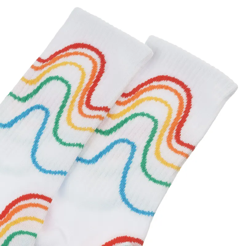 Носки "Радуга белая" р. 41-45 2