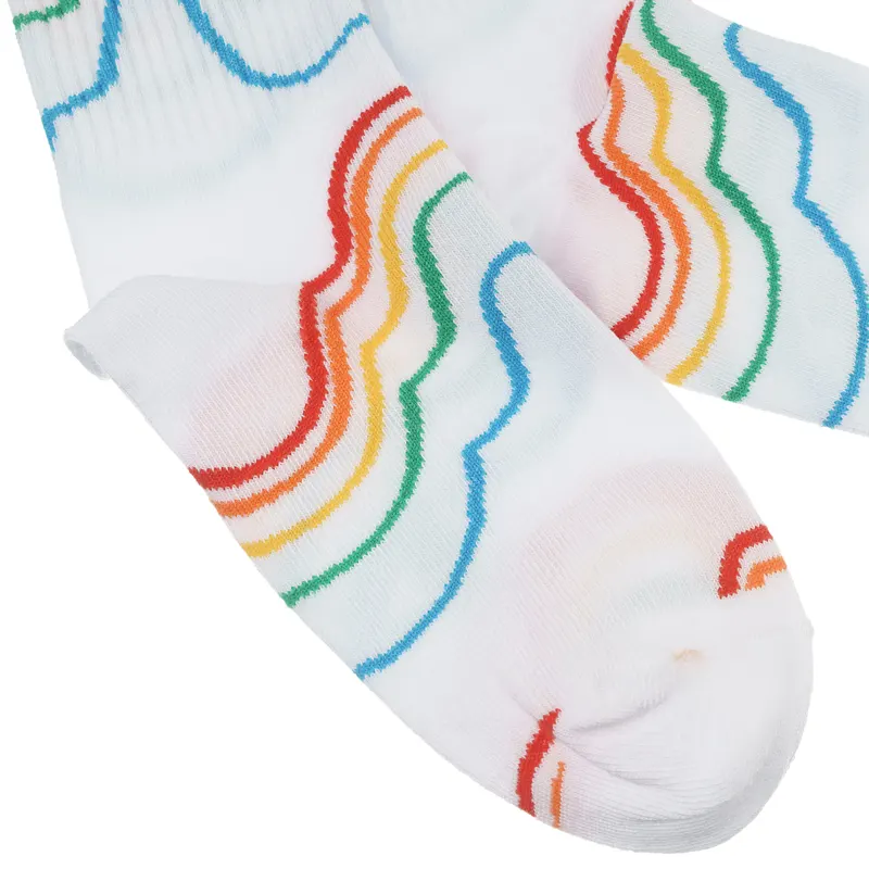 Носки "Радуга белая" р. 41-45 3