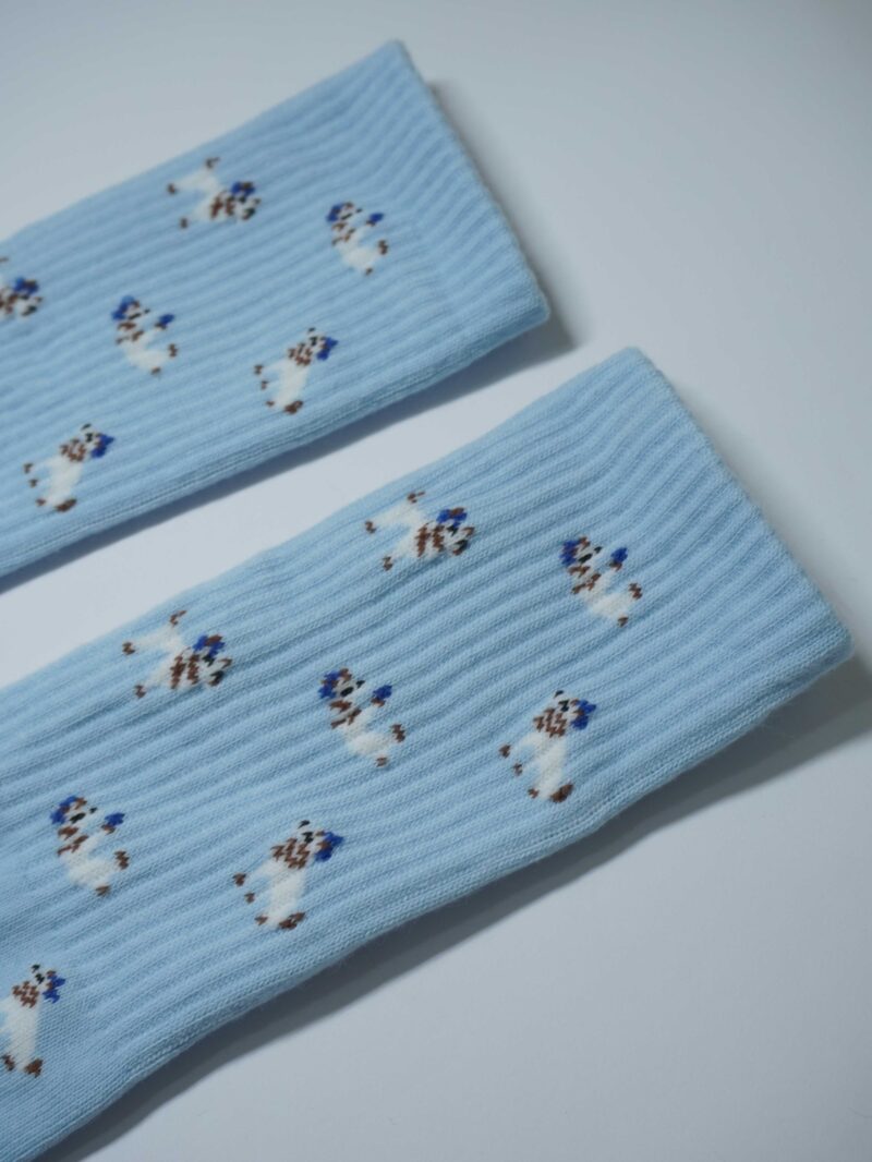 Носки "Песики нежно-голубые" р. 41-45 2