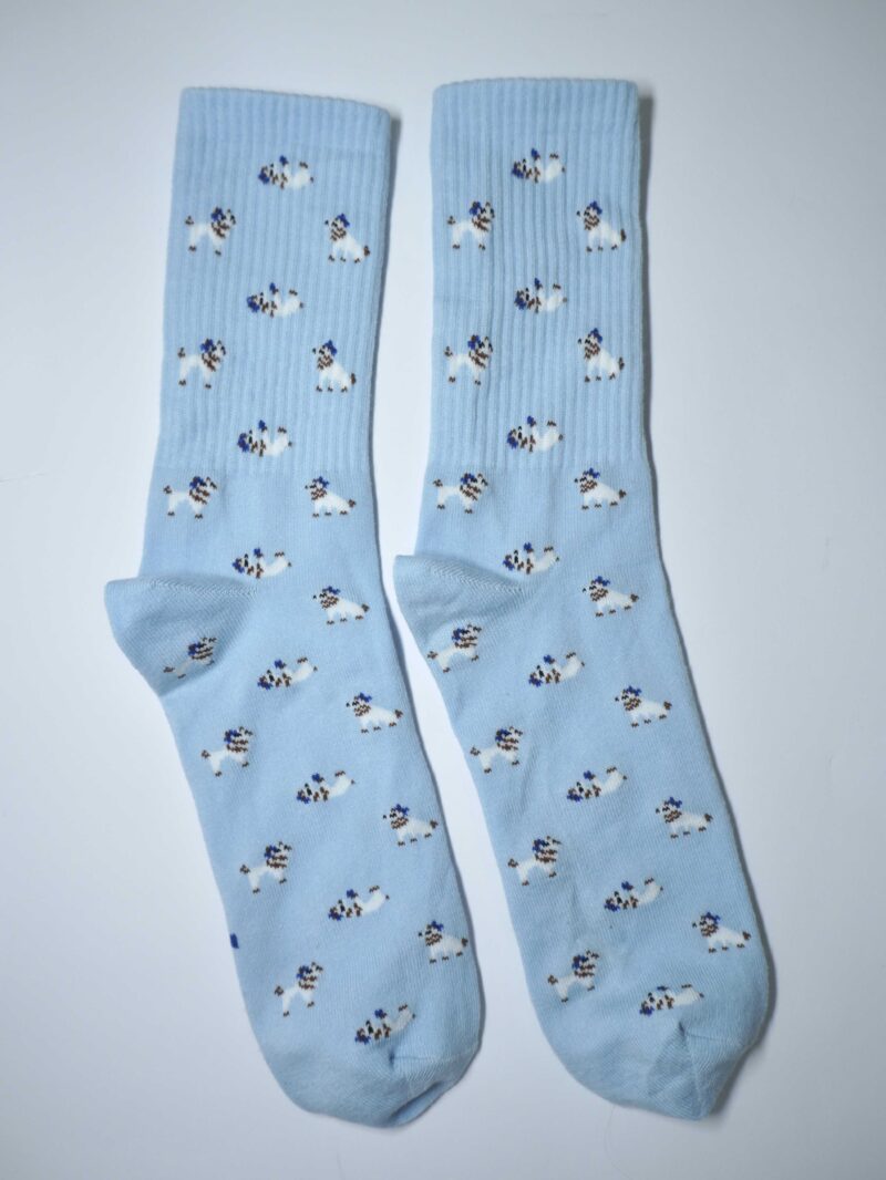 Носки "Песики нежно-голубые" р. 41-45 1
