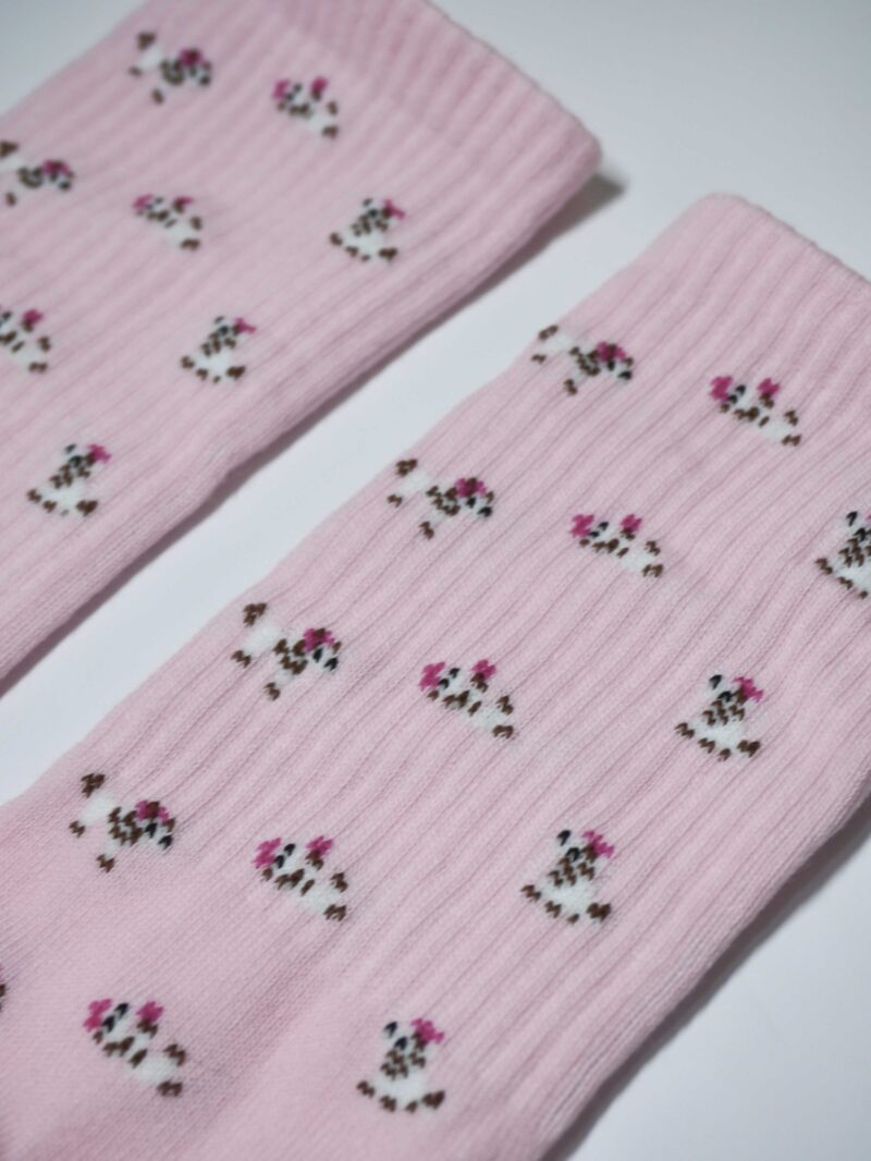 Носки "Песики нежно-розовые" р. 36-40 2