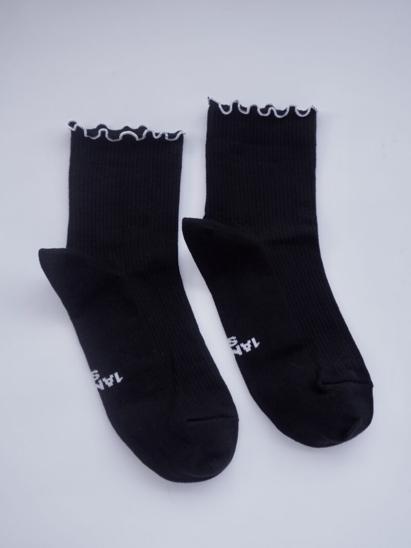 Носки "Рюши черные" р. 36-40 2